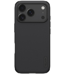 Juodas dėklas Apple iPhone 17 Pro Max telefonui "Nillkin Super Frosted Pro Magnetic"