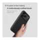 Juodas dėklas Apple iPhone 17 Pro Max / 18 Pro Max telefonui "Nillkin Super Frosted Pro Magnetic"
