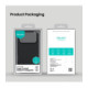 Juodas dėklas Apple iPhone 17 Pro Max / 18 Pro Max telefonui "Nillkin Super Frosted Pro Magnetic"