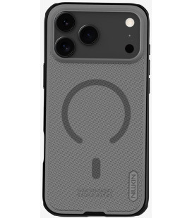 Juodas / skaidrus dėklas Apple iPhone 17 Pro Max telefonui "Nillkin Super Frosted Pro Magnetic"