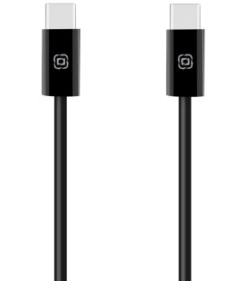 Juodas laidas USB-C - USB-C 60W / 30cm "OBAL:ME CarShot"