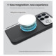 Juodas dėklas Poco F8 Ultra telefonui "Nillkin Super Frosted Pro Magnetic"