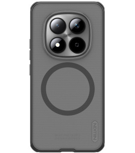 Juodas / skaidrus dėklas Xiaomi Redmi Note 15 Pro Plus 5G telefonui "Nillkin Super Frosted Pro Magnetic"