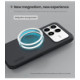 Juodas dėklas Poco F8 Pro telefonui "Nillkin Super Frosted Pro Magnetic"