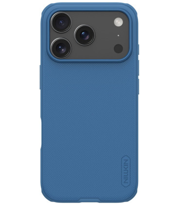 Mėlynas dėklas Apple iPhone 17 Pro telefonui "Nillkin Super Frosted Pro"
