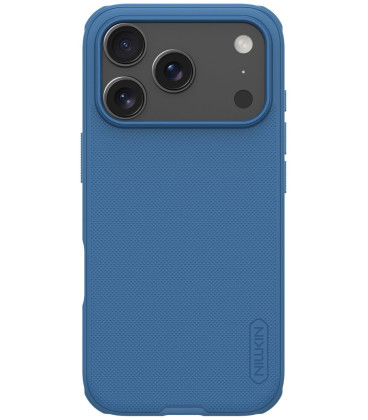Mėlynas dėklas Apple iPhone 17 Pro Max telefonui "Nillkin Super Frosted Pro"