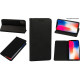 Juodas atverčiamas dėklas Huawei Nova 4 telefonui "Smart Book Magnet"