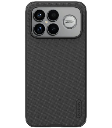 Juodas dėklas Poco F8 Ultra telefonui "Nillkin Super Frosted Pro"