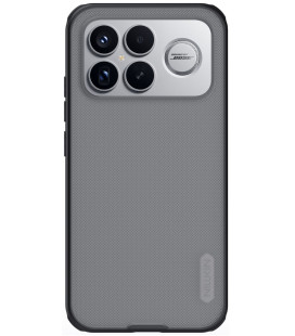 Juodas / skaidrus dėklas Poco F8 Ultra telefonui "Nillkin Super Frosted Pro"