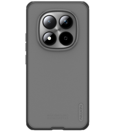 Juodas / skaidrus dėklas Xiaomi Redmi Note 15 Pro Plus 5G telefonui "Nillkin Super Frosted Pro"