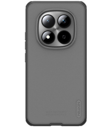 Juodas / skaidrus dėklas Xiaomi Redmi Note 15 Pro 5G telefonui "Nillkin Super Frosted Pro"