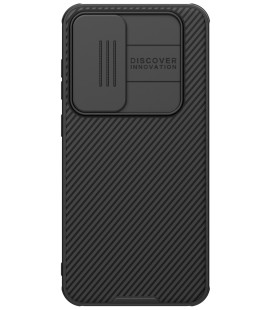 Juodas dėklas Samsung Galaxy S24 FE telefonui "Nillkin CamShield PRO Case"