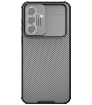 Juodas / skaidrus dėklas Samsung Galaxy A37 telefonui "Nillkin CamShield PRO Case"