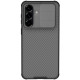 Juodas / skaidrus dėklas Samsung Galaxy A57 telefonui "Nillkin CamShield PRO Case"