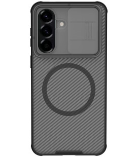 Juodas / skaidrus dėklas Samsung Galaxy A57 telefonui "Nillkin CamShield PRO Magnetic Hard Case"