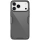 Juodas / skaidrus dėklas Apple iPhone 17 Pro Max / 18 Pro Max telefonui "Nillkin Nature TPU Pro"
