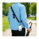 Juodas dirželis telefonui "Tech-Protect C9S Rope Crossbody"