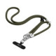 Žalias dirželis telefonui "Tech-Protect C10S Rope Crossbody & Wrist"