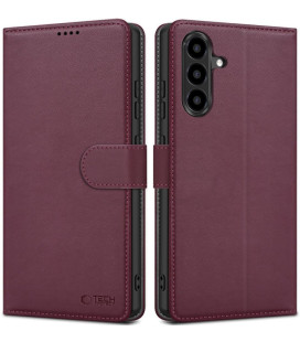 Raudonas atverčiamas dėklas Samsung Galaxy A27 5G telefonui "Tech-Protect Wallet"