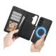 Juodas atverčiamas dėklas Samsung Galaxy S26 telefonui "Tech-Protect Wallet Magsafe"