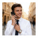 Juodas atverčiamas dėklas Samsung Galaxy S26 telefonui "Tech-Protect Wallet Magsafe"