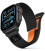 Juoda / oranžinė apyrankė Apple Watch 8 / 9 / 10 / 11 / SE / ULTRA (44 / 45 / 46 / 49 MM) "Tech-Protect Nylon Elite"