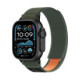 Žalia / oranžinė apyrankė Apple Watch 8 / 9 / 10 / 11 / 12 / SE / Ultra (44 / 45 / 46 / 49 mm) "Tech-Protect Nylon Elite"