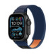 Mėlyna / oranžinė apyrankė Apple Watch 8 / 9 / 10 / 11 / 12 / SE / Ultra (44 / 45 / 46 / 49 mm) "Tech-Protect Nylon Elite"