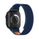 Mėlyna / oranžinė apyrankė Apple Watch 8 / 9 / 10 / 11 / 12 / SE / Ultra (44 / 45 / 46 / 49 mm) "Tech-Protect Nylon Elite"