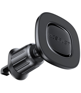 Juodas magnetinis automobilinis laikiklis "Acefast D44 Air Vent"