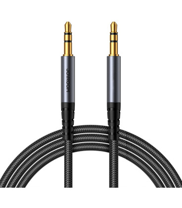 Juodas 3.5mm - 3.5mm 120cm audio laidas "Joyroom SY-A08"