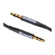 Juodas 3.5mm - 3.5mm 120cm audio laidas "Joyroom SY-A08"