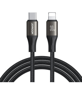 Juodas USB-C - Lightning 30W 200cm laidas "Joyroom SA25-CL3"