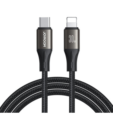 Juodas USB-C - Lightning 30W 200cm laidas "Joyroom SA25-CL3"