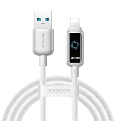 Baltas USB-A - Lightning 3A 120cm laidas "Joyroom S-A55"