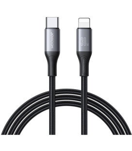 Juodas USB-C - Lightning 30W 100cm laidas "Joyroom S-A28"
