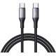 Juodas USB-C - USB-C 60W 200cm laidas "Joyroom S-A28"