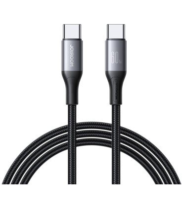 Juodas USB-C - USB-C 60W 200cm laidas "Joyroom S-A28"