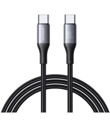 Juodas USB-C - USB-C 60W 100cm laidas "Joyroom S-A28"