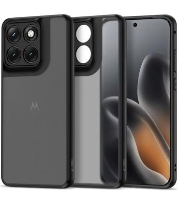 Matinis juodas dėklas Motorola Edge 70 Fusion / Fusion Plus 5G telefonui "Tech-Protect Magmat"