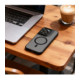 Matinis juodas dėklas Motorola Moto G67 / G77 / G87 telefonui "Tech-Protect Magmat Magsafe"