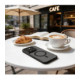 Matinis juodas dėklas Motorola Moto G67 / G77 / G87 telefonui "Tech-Protect Magmat Magsafe"