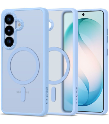 Matinis šviesiai mėlynas Samsung Galaxy S26 telefonui "Tech-Protect Magmat Magsafe"