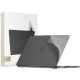 Matinis juodas dėklas Apple MacBook Air 13 M2-M5 2023-2026 kompiuteriui "Tech-Protect Softshell"