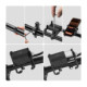 Juodas telefono laikiklis dviračiui "Tech-Protect V5 Handlebar & Stem Universal Bike Mount"