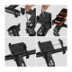 Juodas telefono laikiklis dviračiui "Tech-Protect V5 Handlebar & Stem Universal Bike Mount"