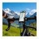 Juodas telefono laikiklis dviračiui "Tech-Protect V5 Handlebar & Stem Universal Bike Mount"