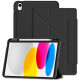 Juodas atverčiamas dėklas Apple iPad 10.9” 10 / 2022 / 11” 11 2025 planšetei "Tech-Protect SC Pen Origami"
