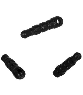 Juoda 3.5mm lizdo apsauga nuo dulkių 10vnt