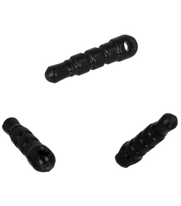 Juoda 3.5mm lizdo apsauga nuo dulkių 10vnt